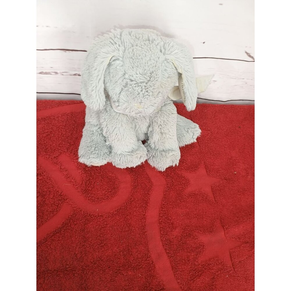 Barefoot Dreams Plush Bunny Stuffed Animal Gray Soft Toy 15" For Children Polyes